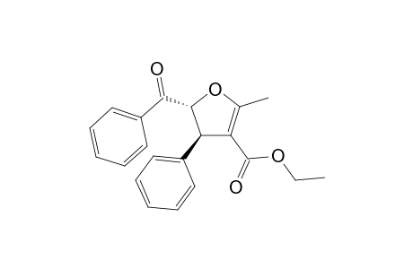 trans-2-Benzoyl-4-ethoxycarbonyl-3-phenyl-5-methyl-2,3-dihydrofuran