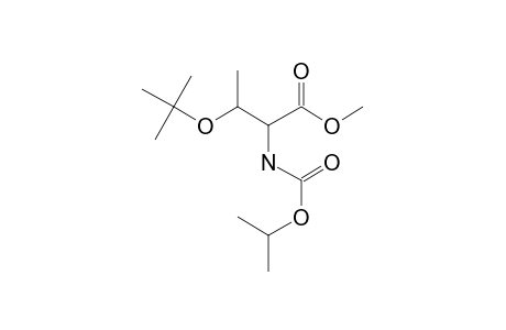 o-Tert-butyl-L-threonine, N-(isopropyloxycarbonyl)-, methyl ester