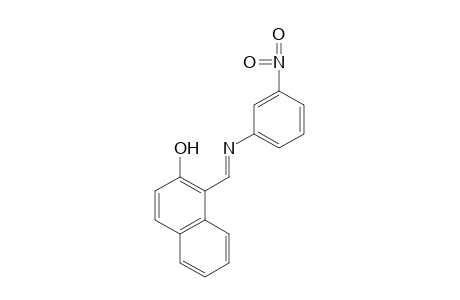 1-[N-(m-nitrophenyl)formimidoyl]-2-naphthol