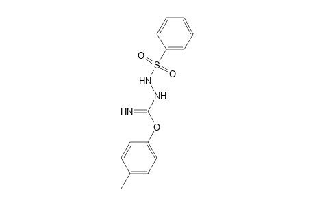 3-(phenylsulfonyl)carbazimidic acid, p-tolyl ester