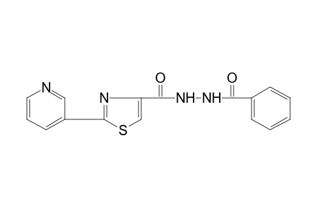 1-benzoyl-2-{[2-(3-pyridyl)-4-thiazolyl]carbonyl}hydrazine
