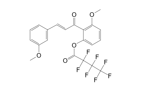 3,6'-Dimethoxy-2'-(heptafluorobutyryl)oxychalcone