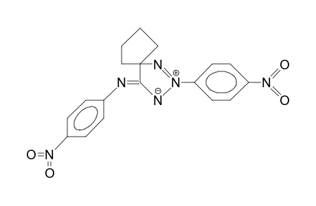 2-(4-Nitro-phenyl)-4-(4-nitro-phenylimino)-1,2,3-triaza-spiro(4.4)non-1-en-2-ium-3-ide