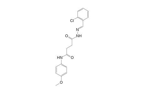 4-[(2E)-2-(2-Chlorobenzylidene)hydrazino]-N-(4-methoxyphenyl)-4-oxobutanamide