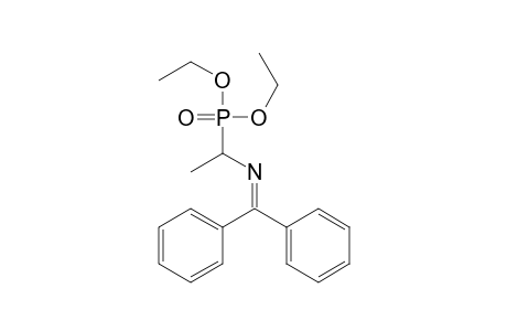 Benzhydrylidene(1-diethoxyphosphorylethyl)amine