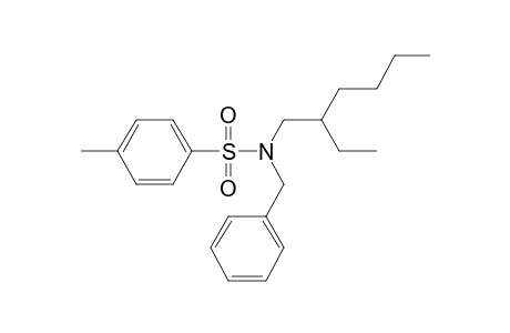 Benzenesulphonamide, 4-methyl-N-benzyl-N-(2-ethylhexyl)-