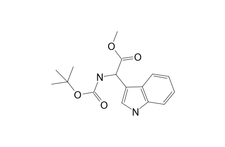 Methyl N-boc-indol-3-ylglycinate