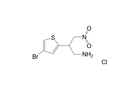 2-(4-bromo-2-thienyl)-3-nitropropan-1-amine hydrochloride