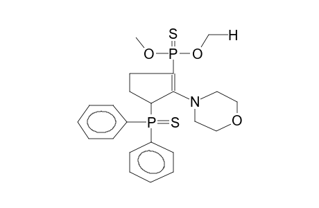 3-DIPHENYLTHIOPHOSPHORYL-2-MORPHOLINO-1-CYCLOPENTENYLTHIOPHOSPHONICACID, DIMETHYL ESTER