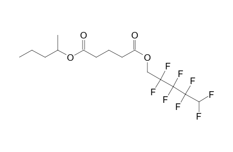 Glutaric acid, 2,2,3,3,4,4,5,5-octafluoropentyl 2-pentyl ester