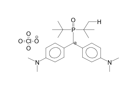 BIS(4-DIMETHYLAMINOPHENYL)METHYLDITERT-BUTYLPHOSPHINYLCARBENIUMPERCHLORATE