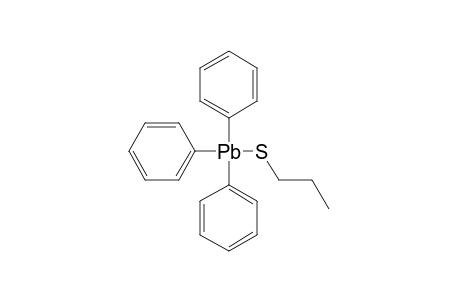 (propylthio)triphenylplumbane