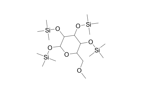 .beta.-D-Glucopyranose, 6-O-methyl-1,2,3,4-tetrakis-O-(trimethylsilyl)-