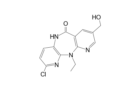 2-Chloro-5,11-dihydro-11-ethyl-8-hydroxymethyl-6H-dipyrido[3,2-b:2',3'-e][1,4]diazepin-6-one