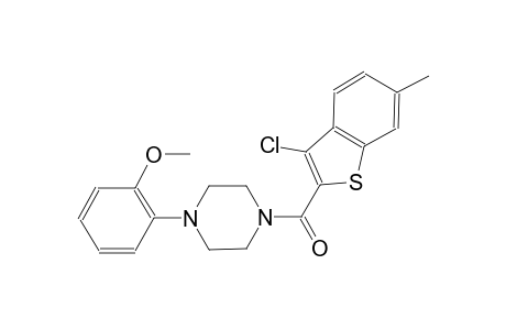1-[(3-chloro-6-methyl-1-benzothien-2-yl)carbonyl]-4-(2-methoxyphenyl)piperazine