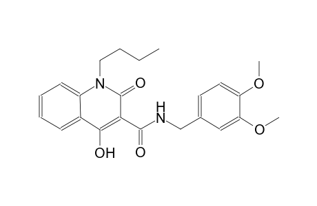 1-butyl-N-(3,4-dimethoxybenzyl)-4-hydroxy-2-oxo-1,2-dihydro-3-quinolinecarboxamide