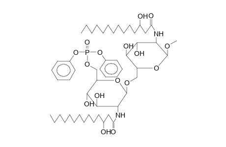 METHYL 2-DEOXY-2-(D,L-3-HYDROXYMYRISTOYL)AMINO-6-O-[2-DEOXY-2-(D,L-3-HYDROXYMYRISTOYL)AMINO-6-O-DIPHENYLPHOSPHORYL-BETA-D-GLUCOPYRANOSYL]-ALPHA-D-GLUCOPYRANOSIDE