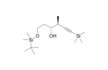 (3R,4S)-1-((tert-butyldimethylsilyl)oxy)-4-methyl-6-(trimethylsilyl)hex-5-yn-3-ol