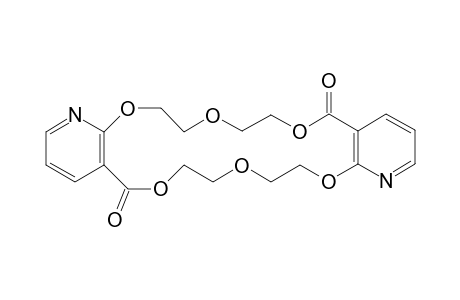 7,8,10,11,19,20,22,23-Octahydro-5H,17H-(1,4,7,11,14,17)-hexaoxacycloeicosino(8,9-b:18,19-b')dipyrudine-5,17-dione