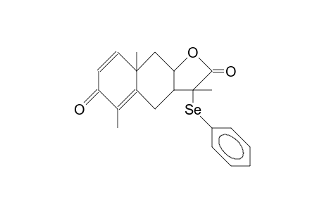 3-Oxo-11a-phenylseleno-7,8aH-eudesma-1,4-dien-12,8-olide