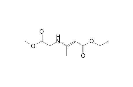 3-(Methoxycarbonylmethylamino)but-2-enoic acid, ethyl ester