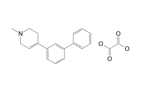 1-Methyl-4-(3-phenylphenyl)-1,2,3,6-tetrahydropyridine oxalate salt