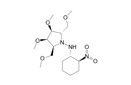 1-(2-Nitrocyclohexyl)amino-3,4-dimethoxy-2,5-di(methoxymethyl)pyrrolidine