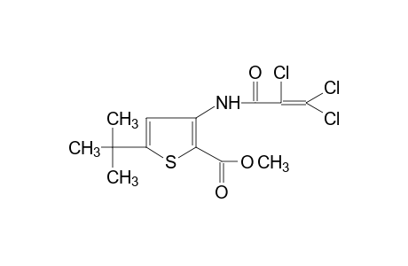 5-tert-butyl-3-(2,3,3-trichloroacrylamido)-2-thiophenecarboxylic acid, methyl ester