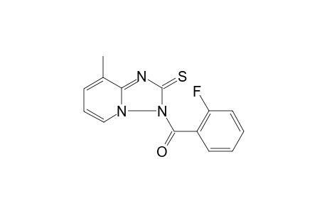 3-(2-fluorobenzoyl)-8-methyl[1,2,4]triazolo[1,5-a]pyridine-2(3H)-thione