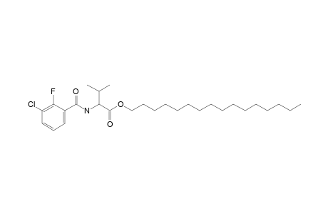 L-Valine, N-(3-chloro-2-fluorobenzoyl)-, hexadecyl ester