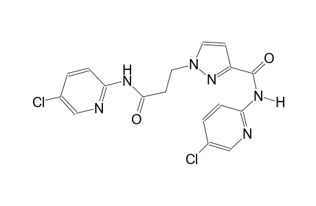 1H-pyrazole-1-propanamide, N-(5-chloro-2-pyridinyl)-3-[[(5-chloro-2-pyridinyl)amino]carbonyl]-