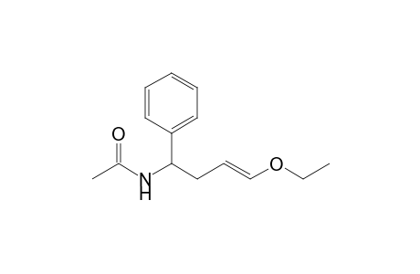 (E)-N-(4-ETHOXY-1-PHENYL-BUT-3-ENYL)-ACETAMIDE