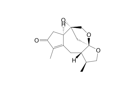 10-ALPHA-HYDROXY-(1-ALPHA-H,7-BETA-H,11-ALPHA-H)-GUAI-8(13),8(14)-DIEPOXY-4-EN-3-ONE