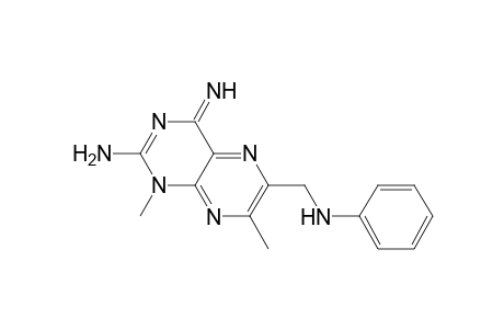 1-METHYL-6-ANILINOMETHYL-7-METHYLPTERIDIN-4(1H)-IMINE