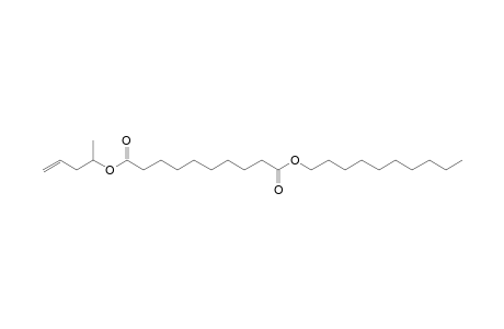 Sebacic acid, decyl pent-4-en-2-yl ester