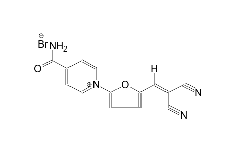 2-(2,2-DICYANOVINYL)-5-(4-CARBAMOYLPYRIDINIO)FURAN BROMIDE