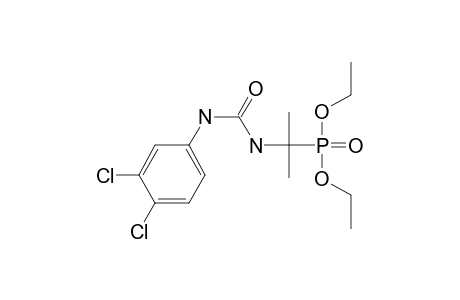 Phosphonic acid, [1-[[[(3,4-dichlorophenyl)amino]carbonyl]amino]-1-methylethyl]-, diethyl ester