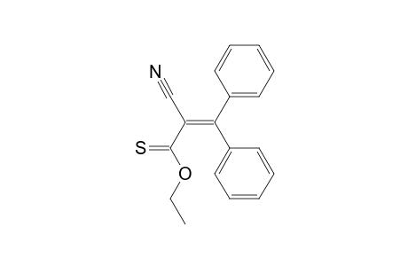 2-Propenethioic acid, 2-cyano-3,3-diphenyl-, O-ethyl ester