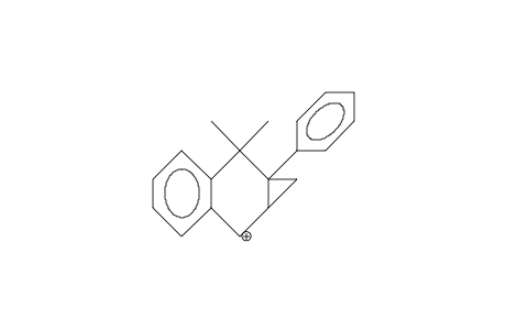 1,2,3,4-Tetrahydro-1,1-dimethyl-2,3-methylene-2-phenyl-4-naphthalenium cation