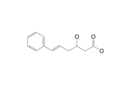 (E)-3-Hydroxy-6-phenylhex-5-enoic acid