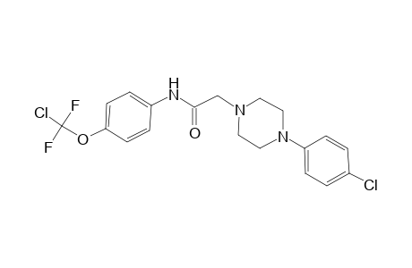 1-piperazineacetamide, N-[4-(chlorodifluoromethoxy)phenyl]-4-(4-chlorophenyl)-