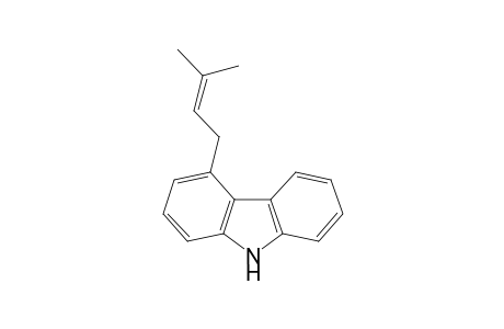 4-(3-Methylbut-2-enyl)carbazole