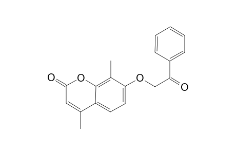 4,8-Dimethyl-7-(2-oxo-2-phenylethoxy)-2H-chromen-2-one