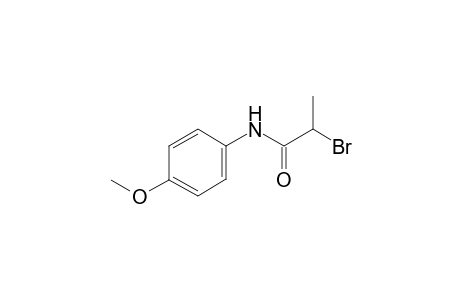 Propanamide, N-(4-methoxyphenyl)-2-bromo-