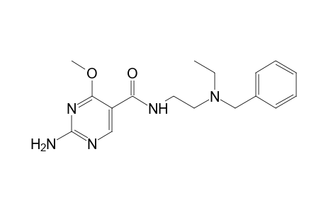 2-amino-N-[2-(benzylethylamino)ethyl]-4-methoxy-5-pyrimidinecarboxamide