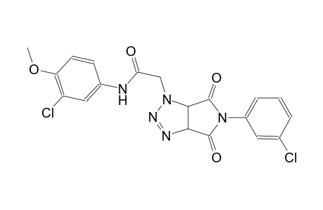 pyrrolo[3,4-d][1,2,3]triazole-1-acetamide, N-(3-chloro-4-methoxyphenyl)-5-(3-chlorophenyl)-1,3a,4,5,6,6a-hexahydro-4,6-dioxo-