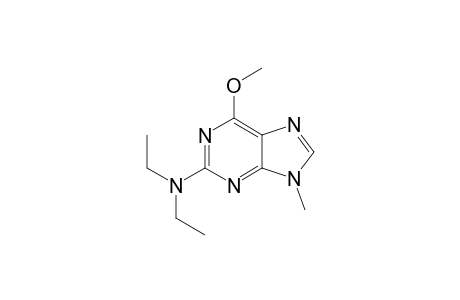 N,N-diethyl-6-methoxy-9-methyl-9H-purin-2-amine