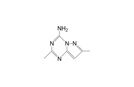 4-Amino-2,7-dimethyl-pyrazolo(1,5-A)-1,3,5-triazine