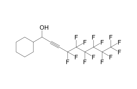 1-cyclohexyl-4,4,5,5,6,6,7,7,8,8,9,9,9-tridecafluoro-2-nonyn-1-ol