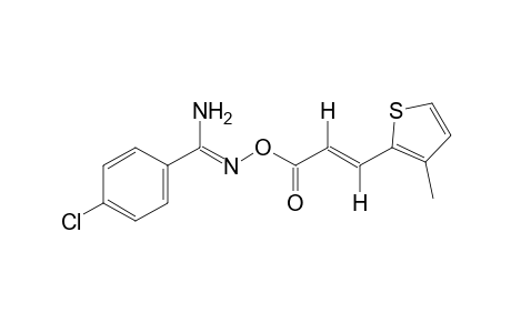 trans-p-chloro-O-[3-(3-methyl-2-thienyl)acryloyl]benzamidoxime